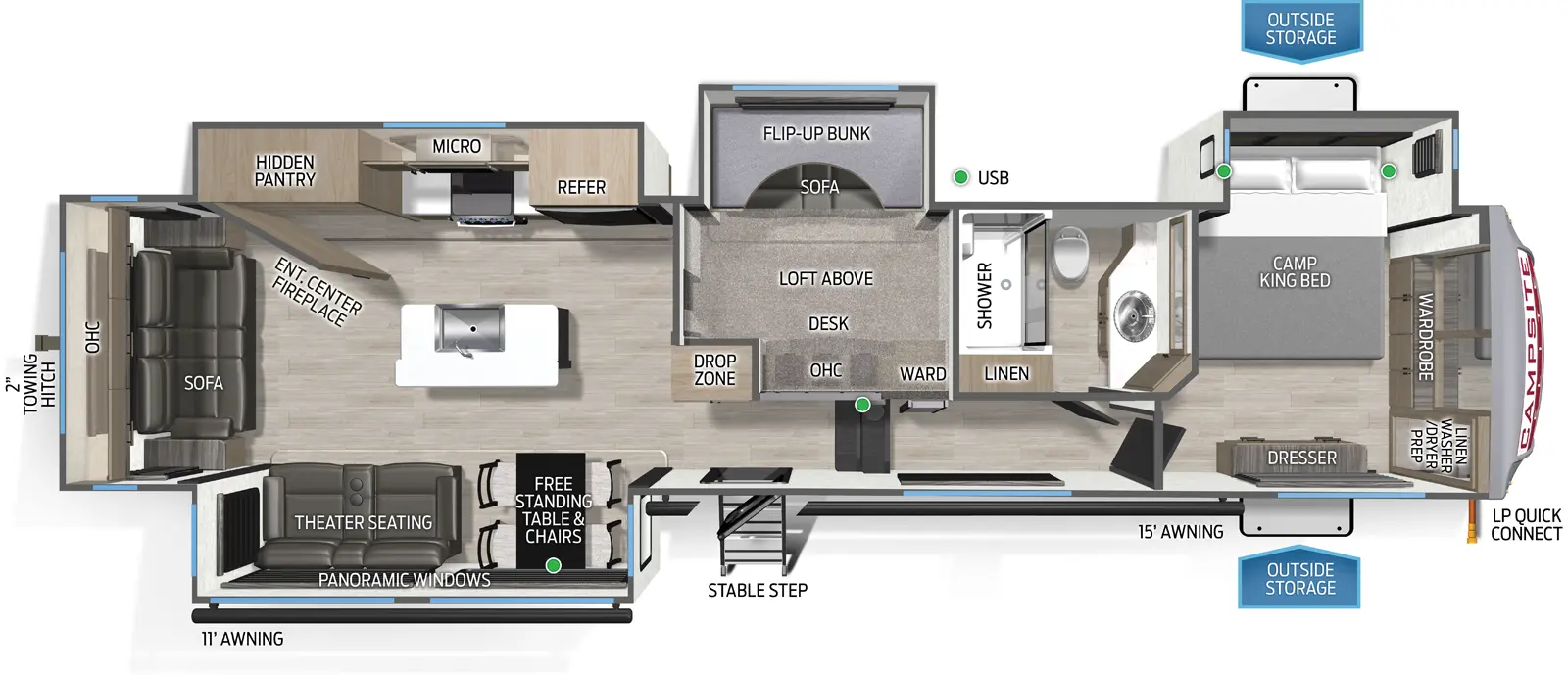 36RF Floorplan Image